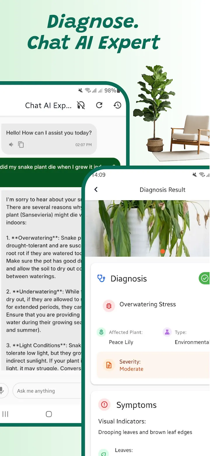 Find out what is wrong — and how to fix it — Plant Identifier screenshot
